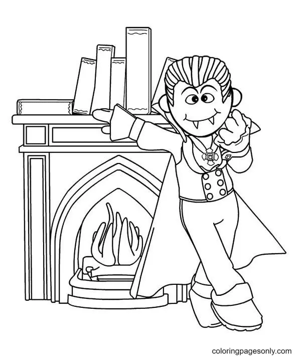 Desenhos de Vampiros Para Colorir 67