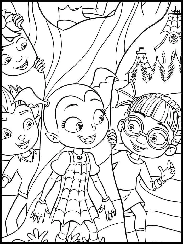 Vampirina Para Colorear 50