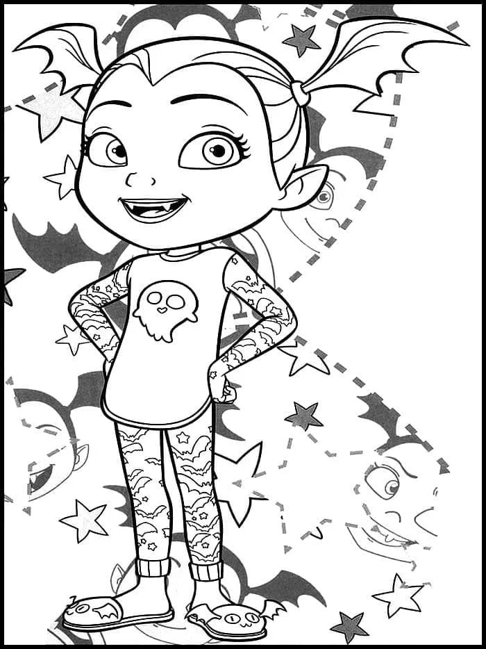 Vampirina Para Colorear 54