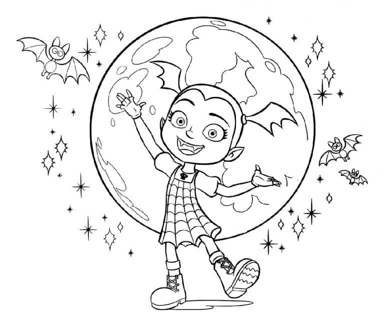 Desenhos de Vampirina Para Colorir 61