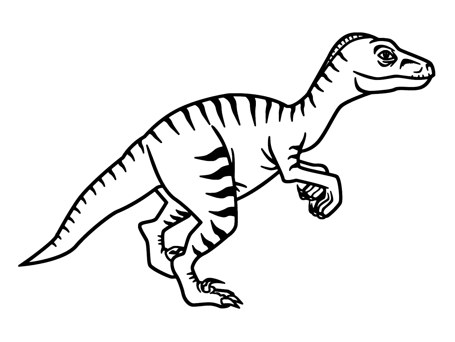 Velociraptor Ausmalbilder 12