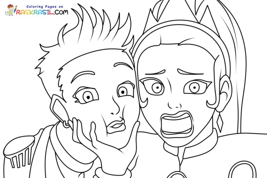 Samt und Furnier Ausmalbilder 6