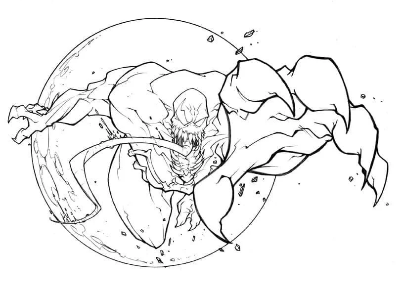 Venom Coloring Pages