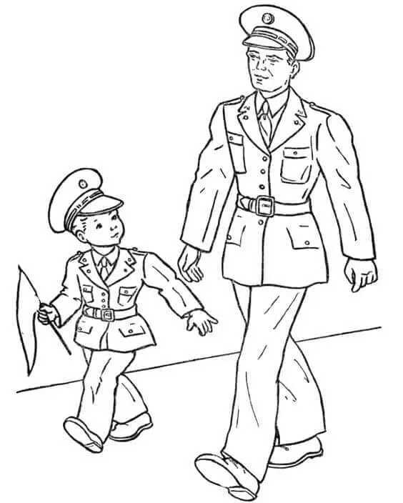 Dia De Los Veteranos Para Colorear 25