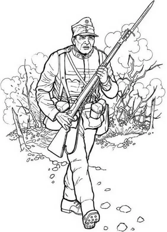 Dia De Los Veteranos Para Colorear 45