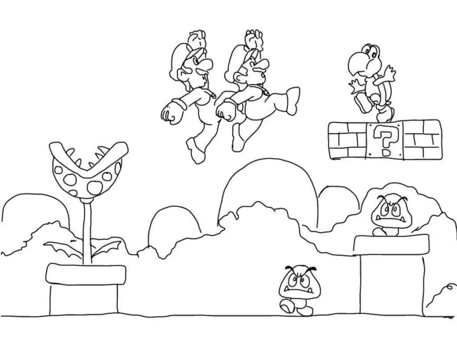 Video Game Coloring Pages 15