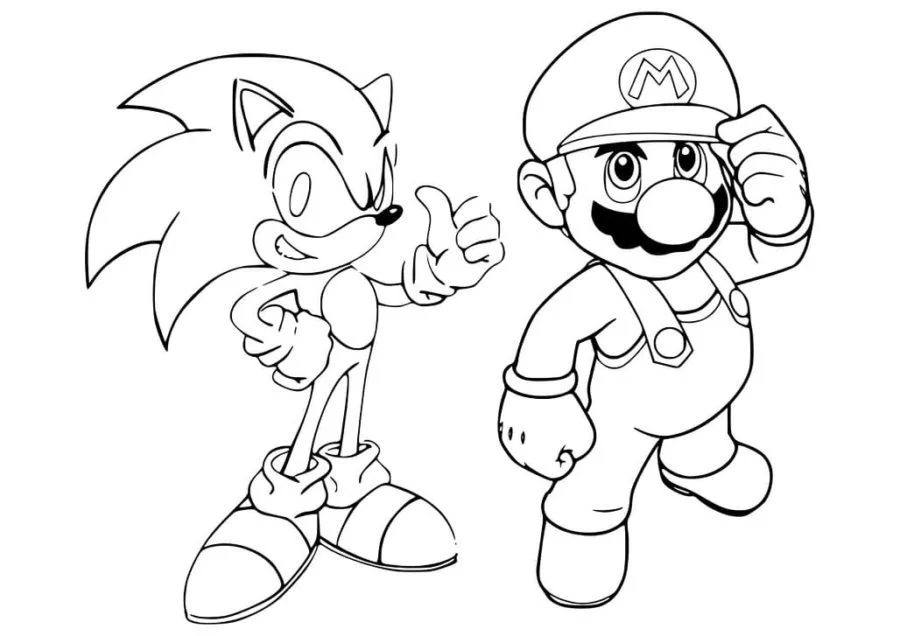 Video Game Coloring Pages 23