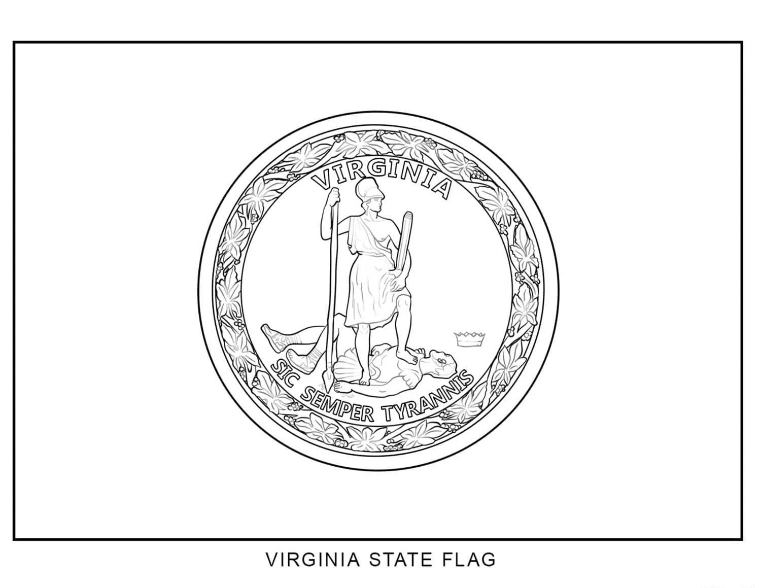 Virginia Coloring Pages
