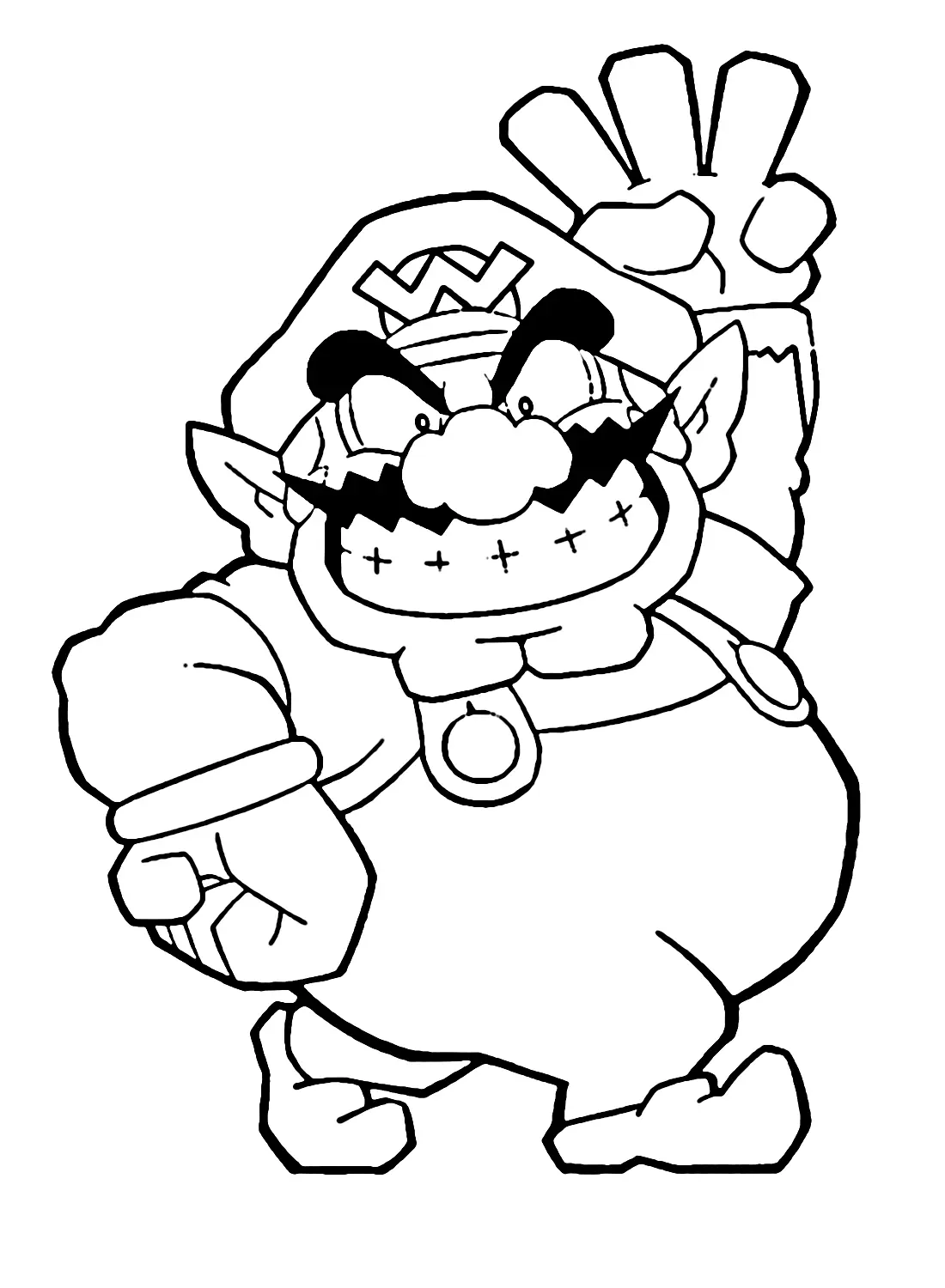 Wario Ausmalbilder 13