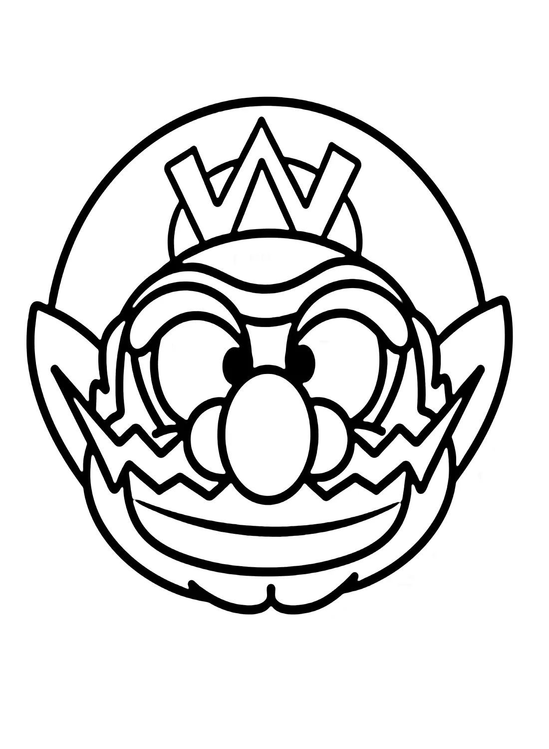 Wario Coloring Pages 16