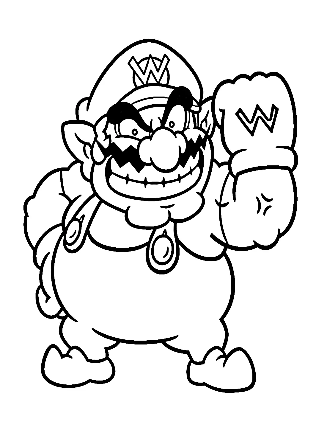 Wario Ausmalbilder 3