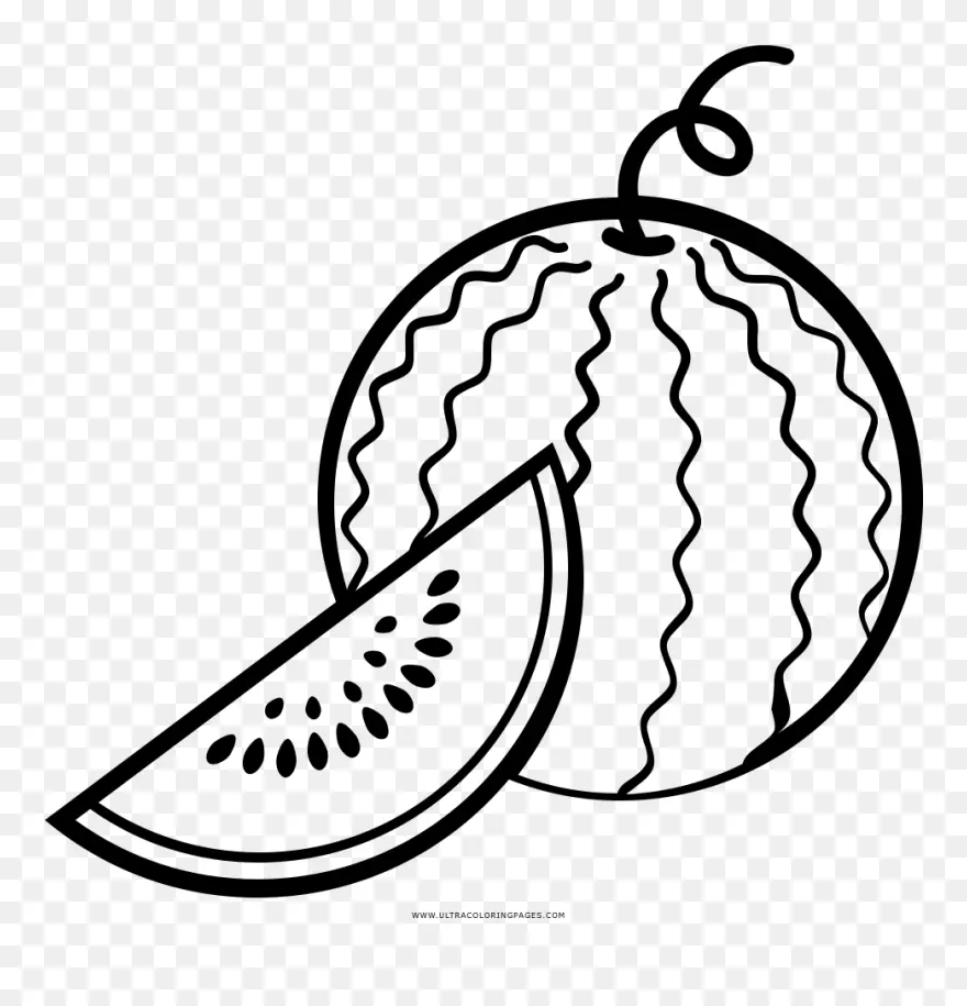Watermelon Coloring Pages 21