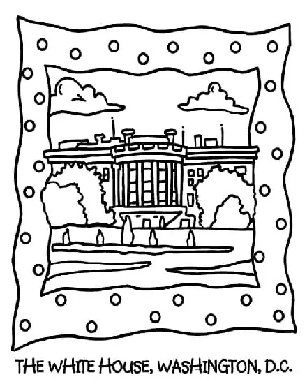 White House Coloring Pages