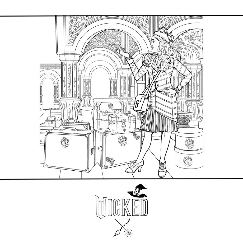 Wicked Coloring Pages 9