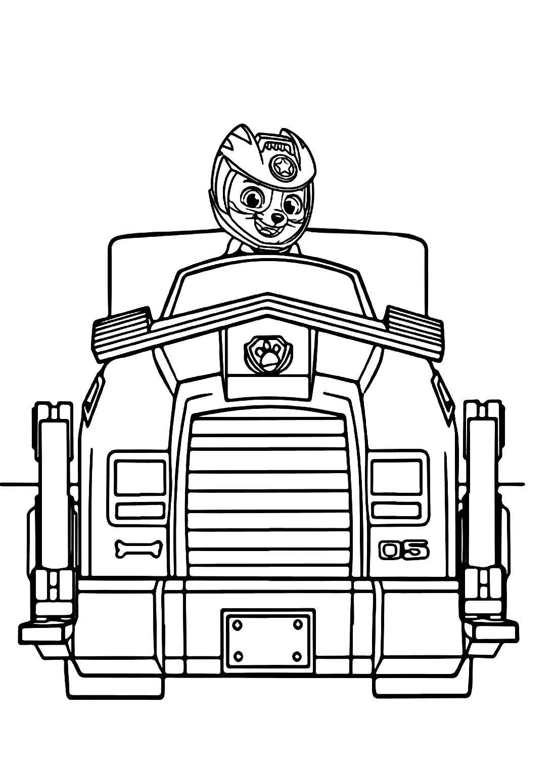 Wild Cat Paw Patrol Coloring Pages