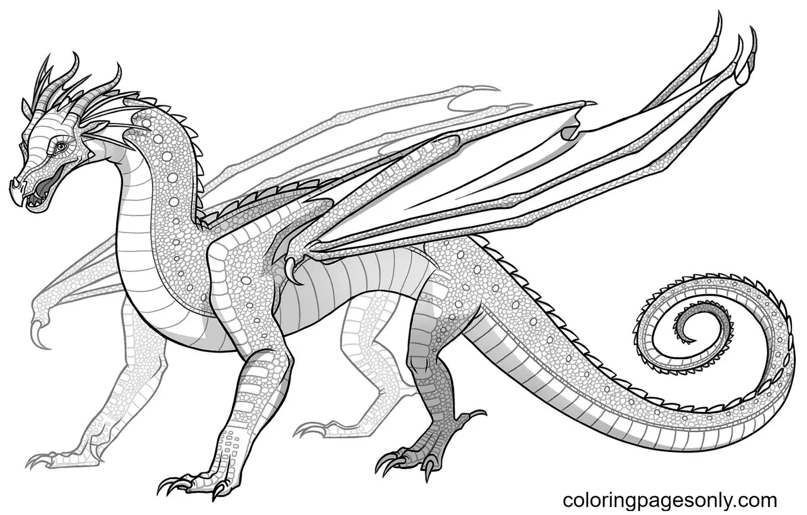 Alas De Fuego Para Colorear 28
