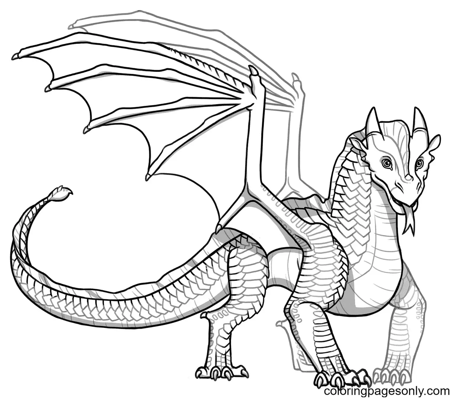 Alas De Fuego Para Colorear 30