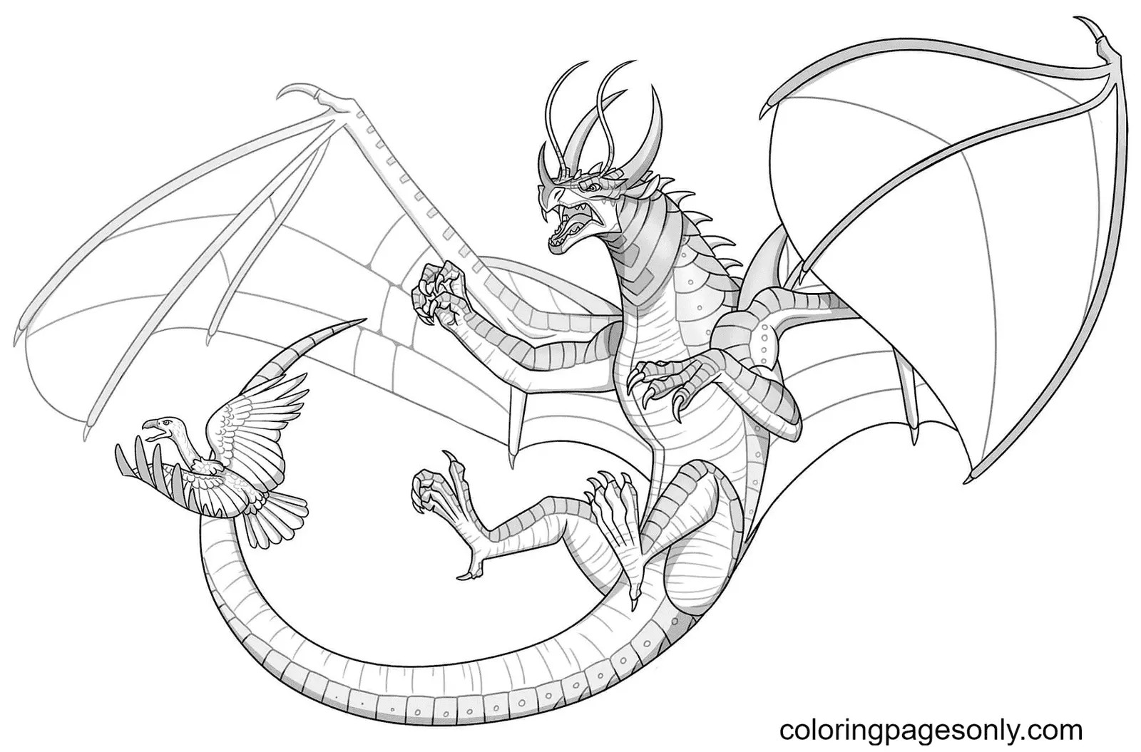 Alas De Fuego Para Colorear 38