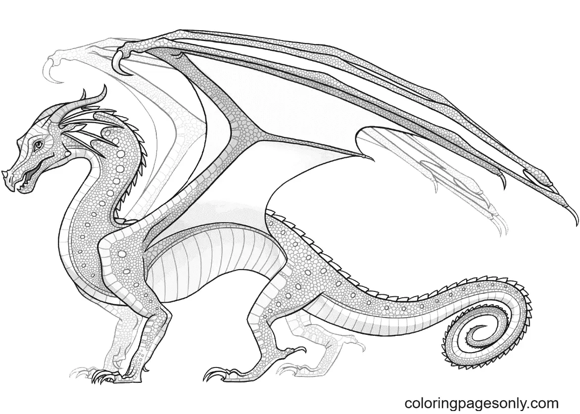 Alas De Fuego Para Colorear 39