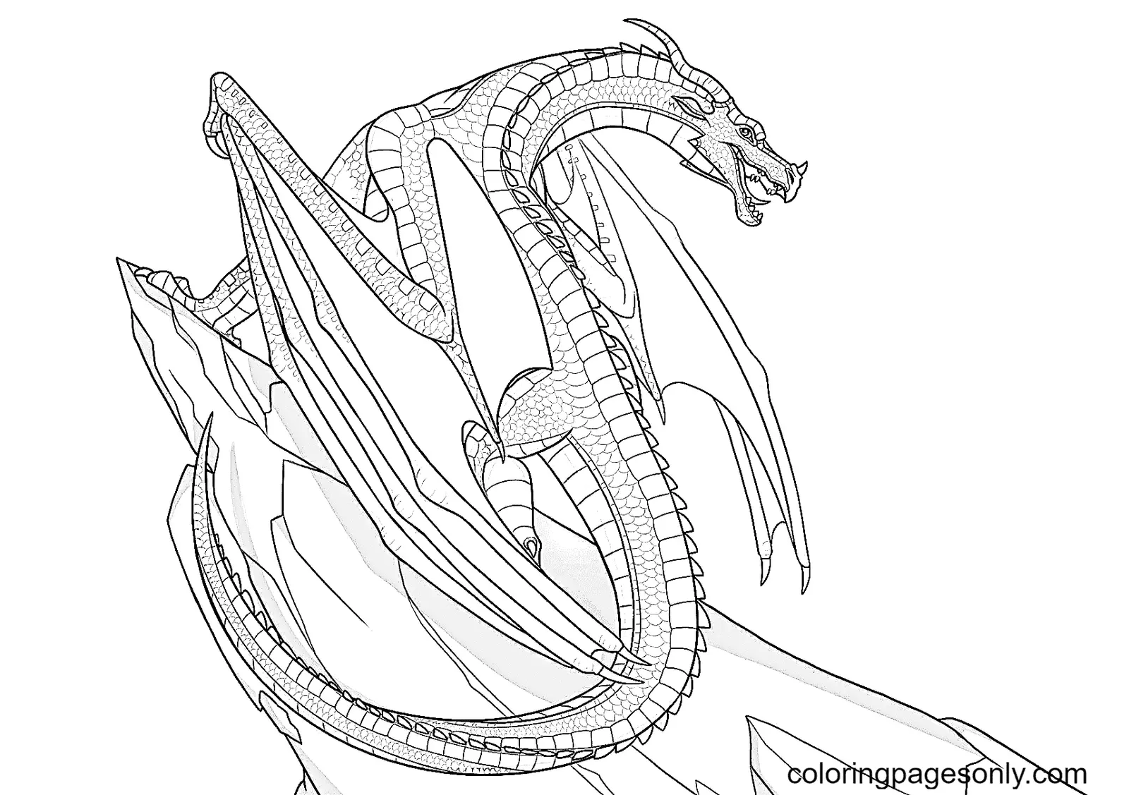 Alas De Fuego Para Colorear 40