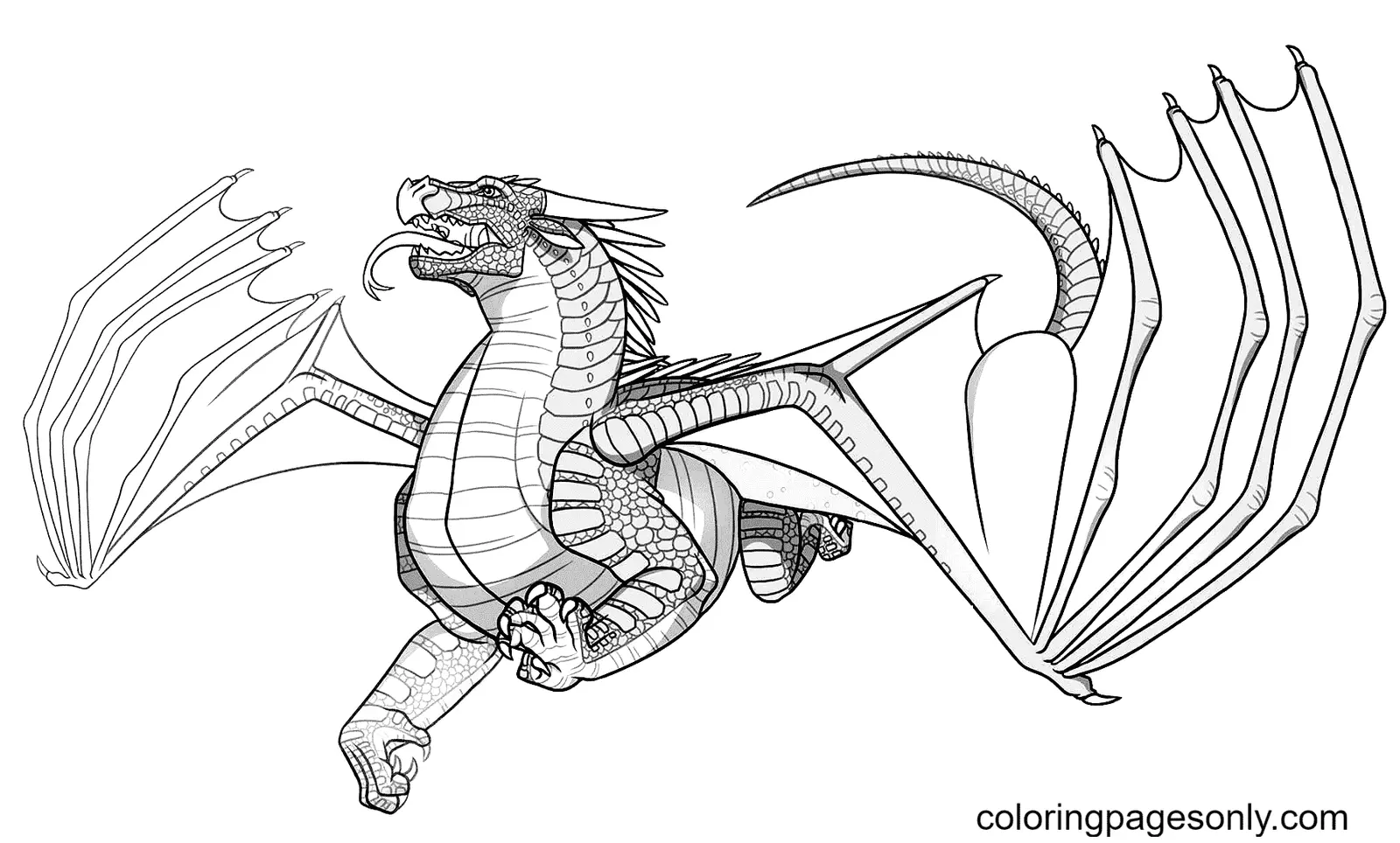 Alas De Fuego Para Colorear 45