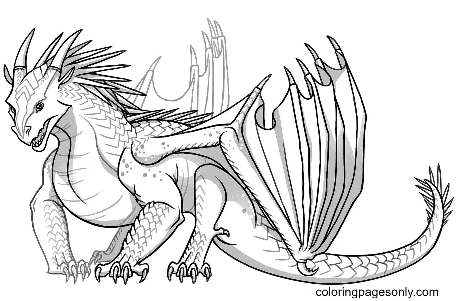Alas De Fuego Para Colorear 47