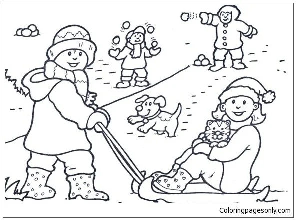 Winter Coloring Pages 11