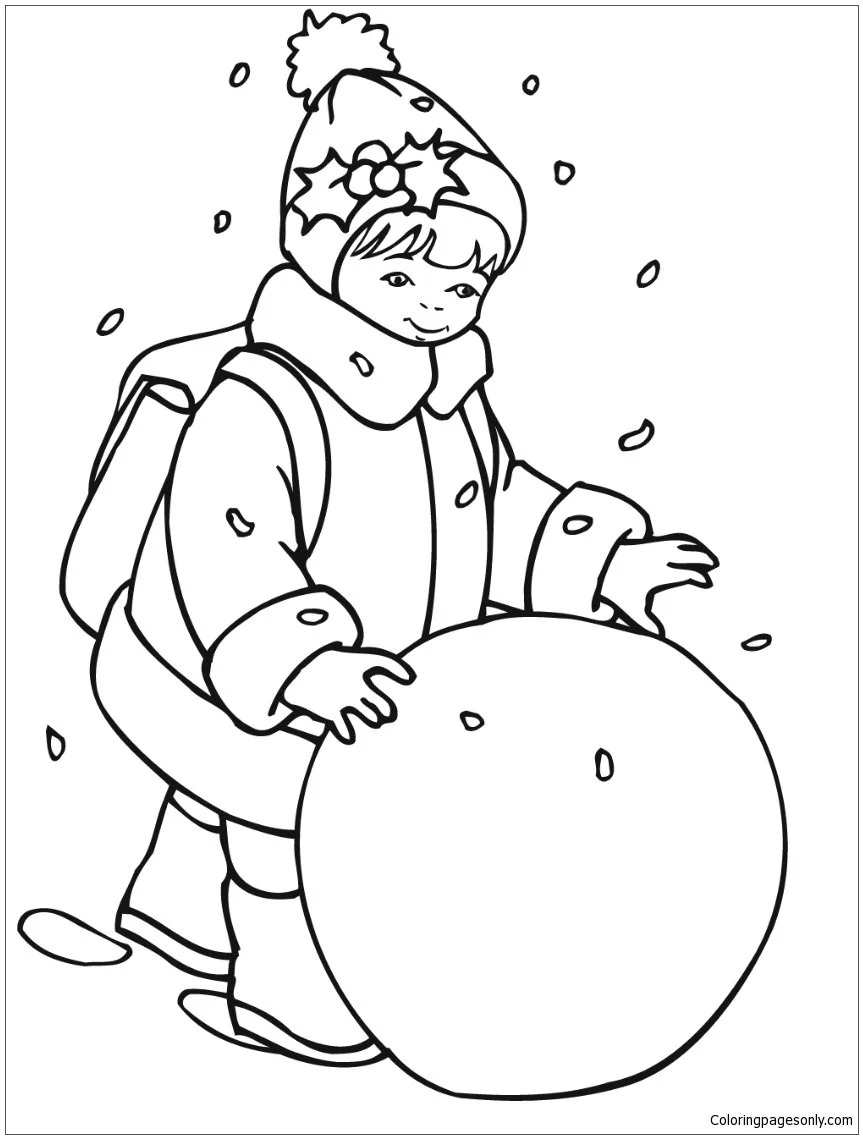 Winter Sports Coloring Pages 121