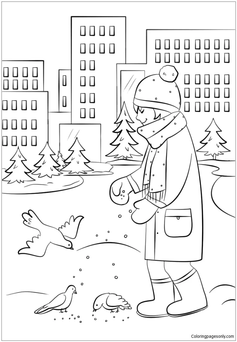 Winter Sports Coloring Pages 49