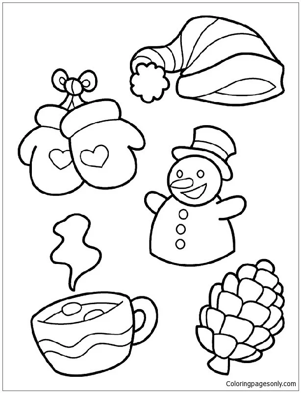 Wintersport Ausmalbilder 77