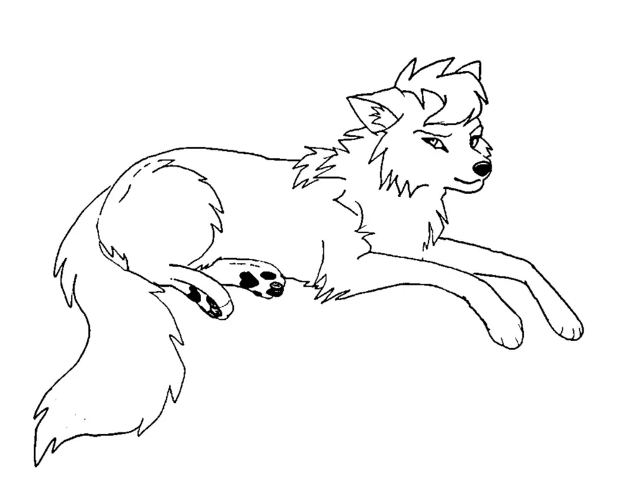 Wolf Ausmalbilder 68