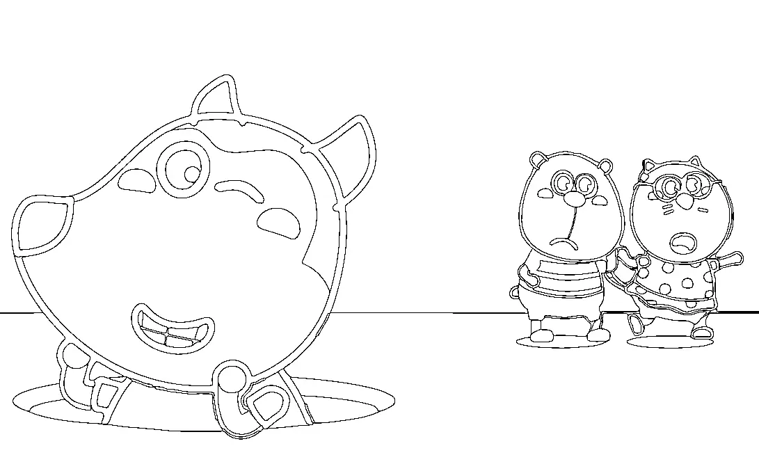 Wolfoo Coloring Pages 109