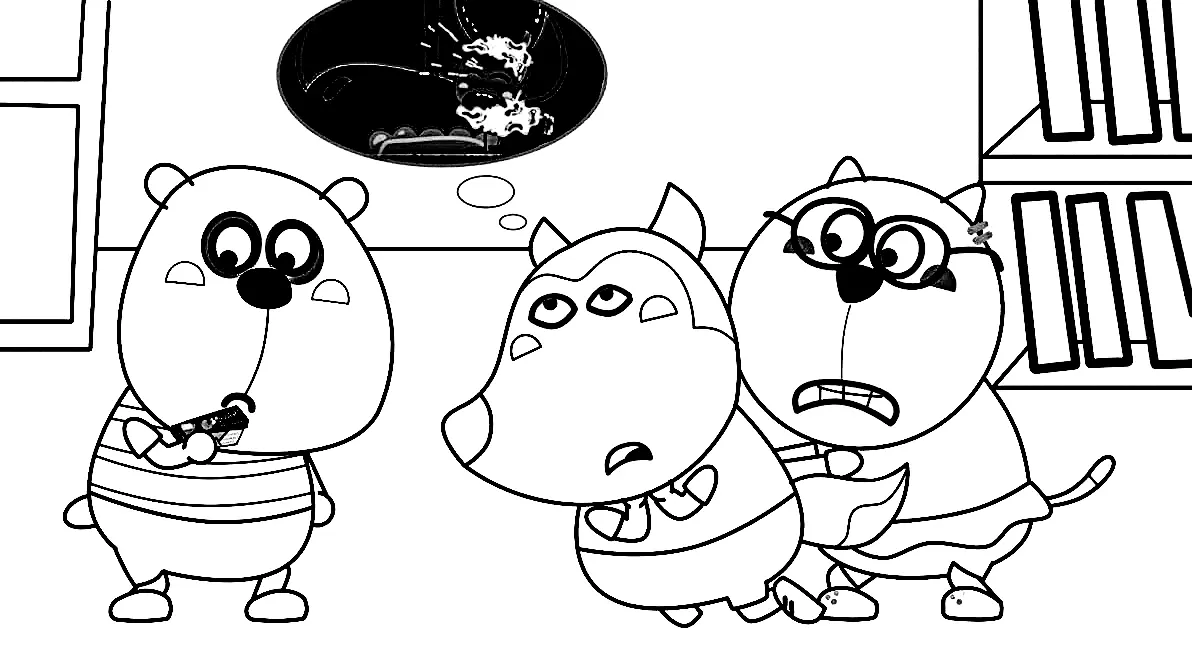 Wolfoo Ausmalbilder 26