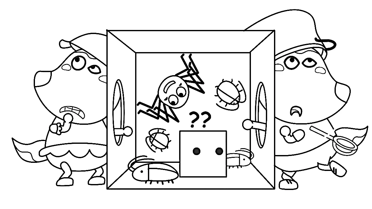 Wolfoo Coloring Pages 39