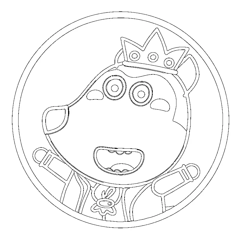 Wolfoo Coloring Pages 50