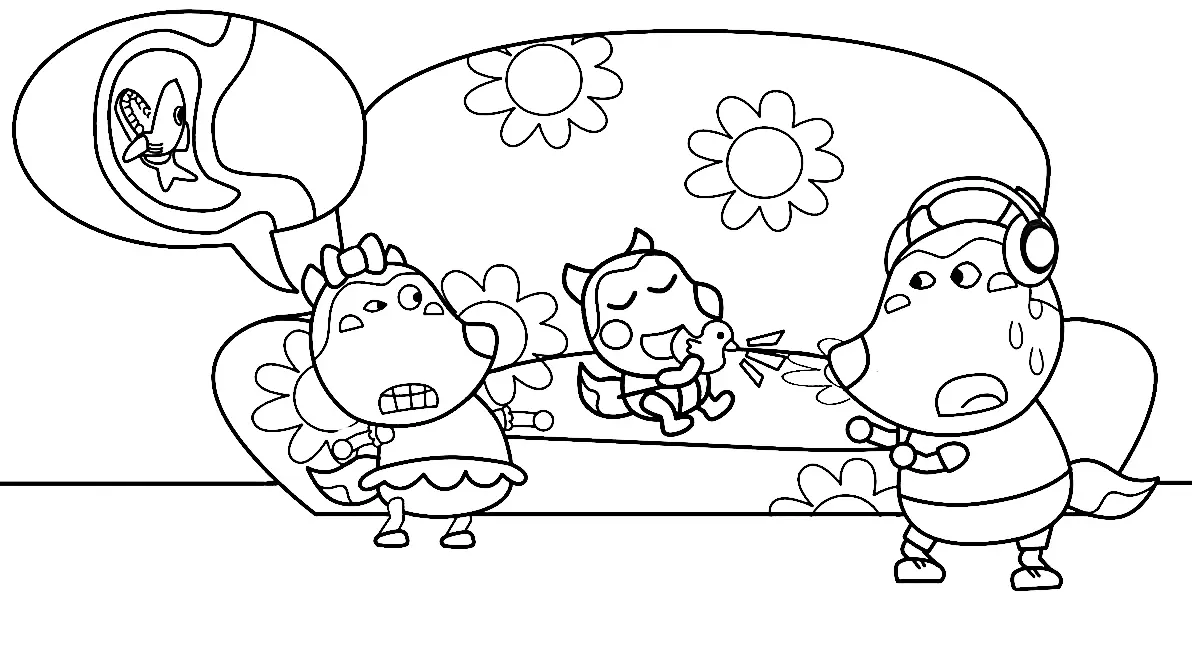 Wolfoo Coloring Pages 69