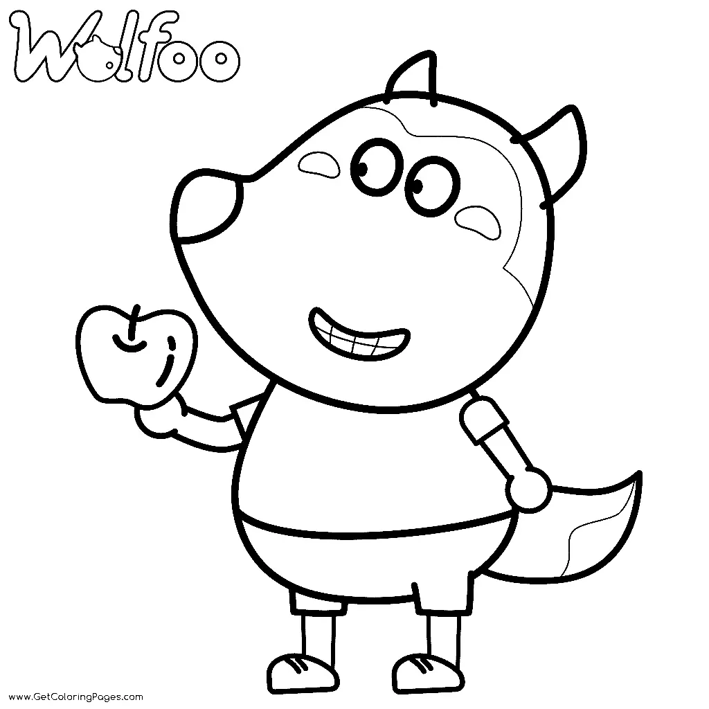 Wolfoo Coloring Pages 7