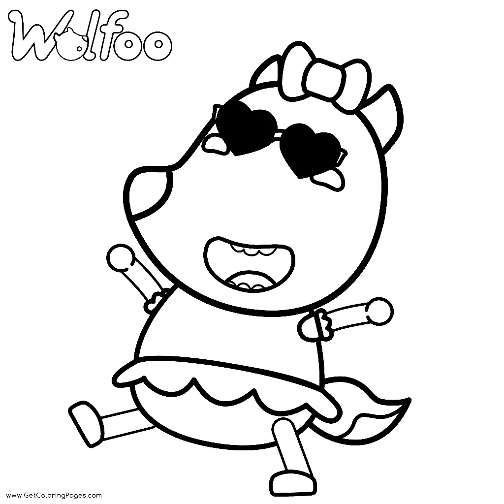 Wolfoo Coloring Pages 80