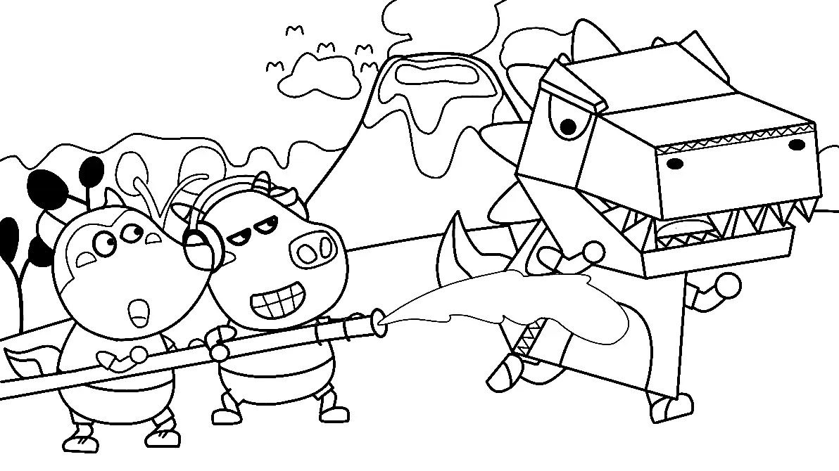 Wolfoo Coloring Pages 83