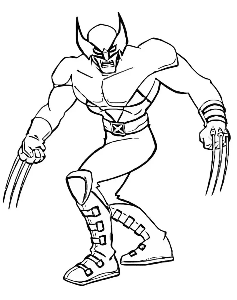Wolverine Ausmalbilder 127