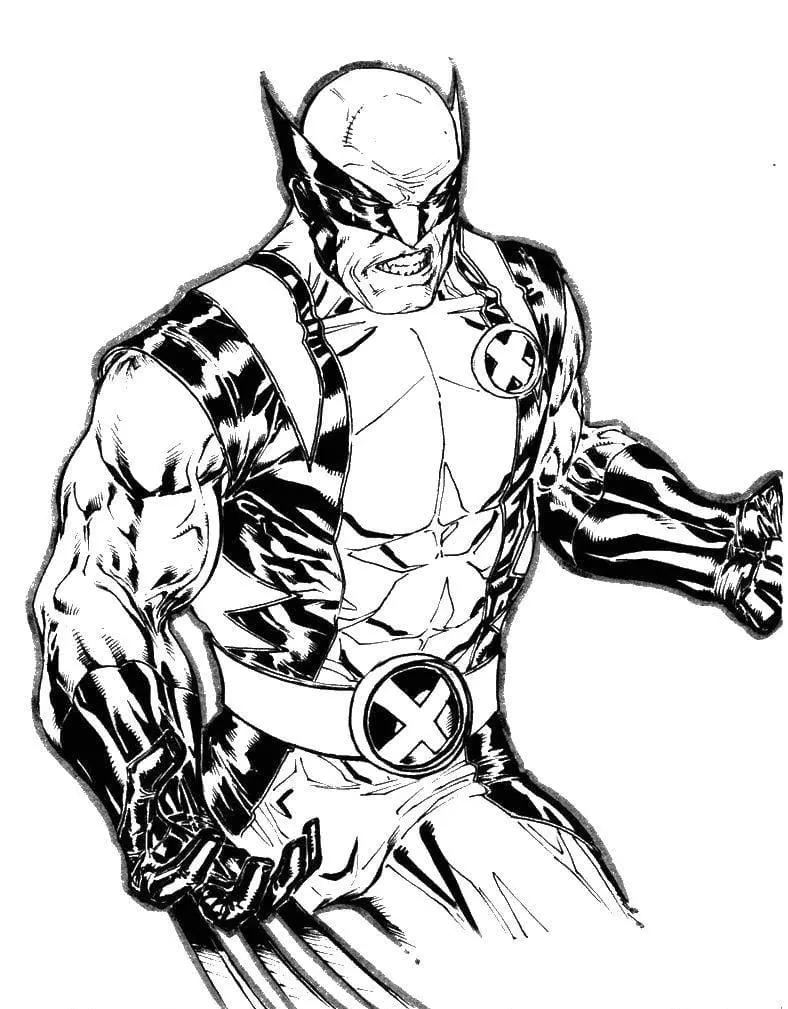 Wolverine Ausmalbilder 131