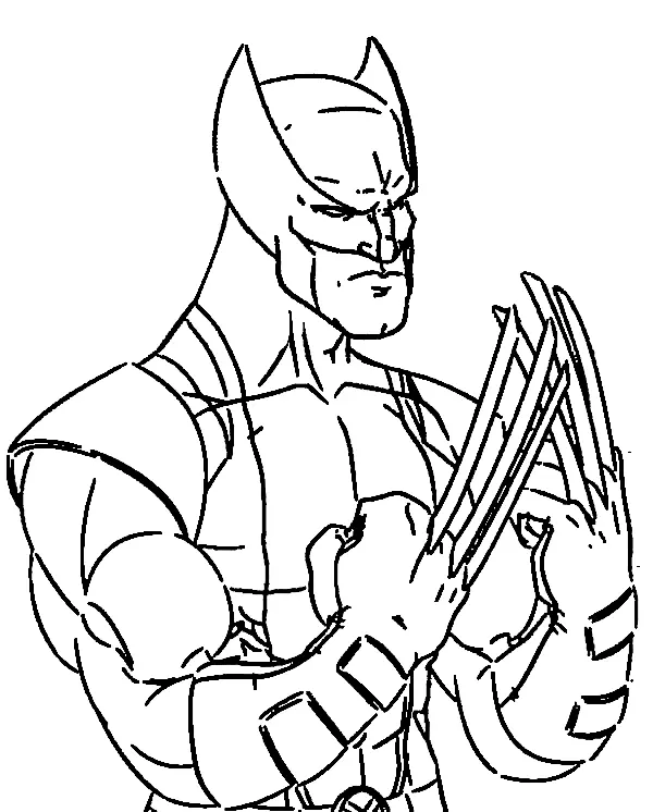 Desenhos de Wolverine Para Colorir 133