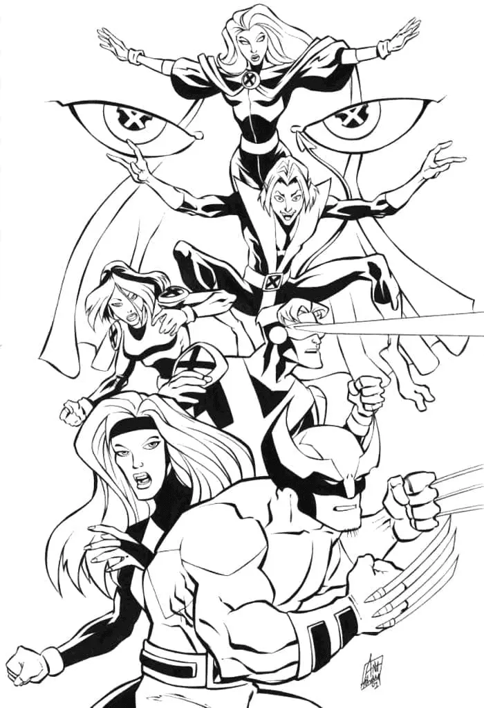 Desenhos de Wolverine Para Colorir 135