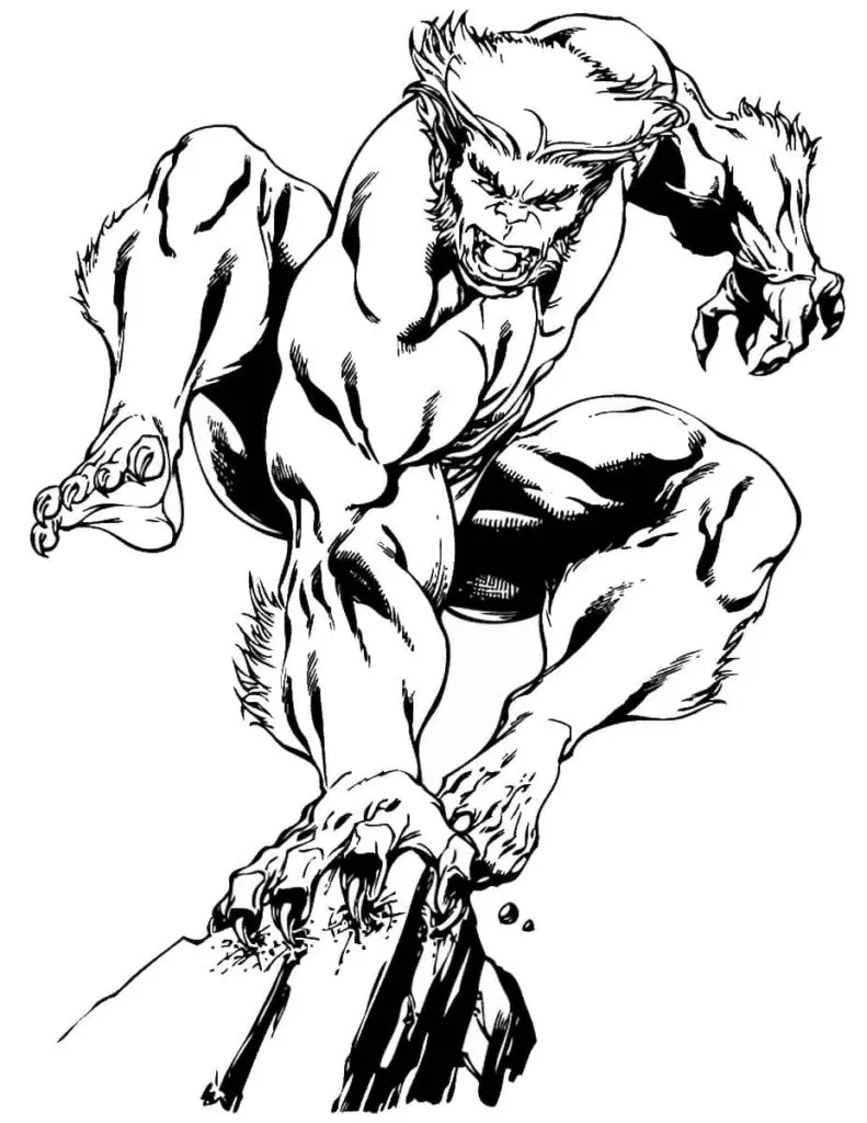 Wolverine Coloring Pages 139