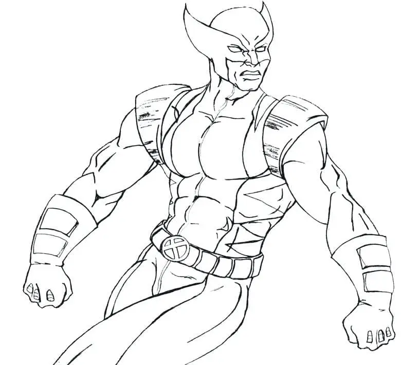Desenhos de Wolverine Para Colorir 142