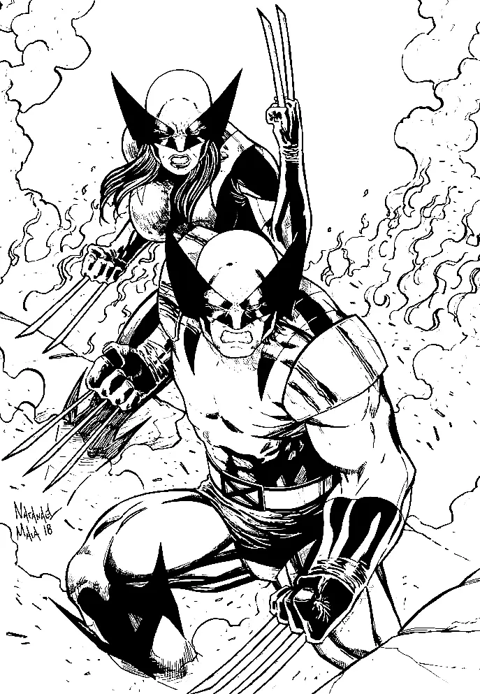 Wolverine Coloring Pages 144