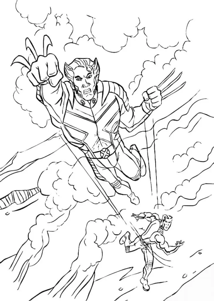 Wolverine Ausmalbilder 78