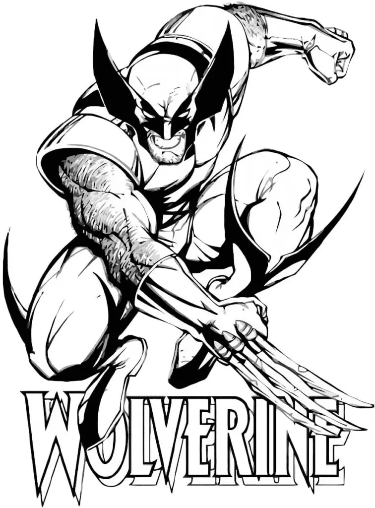 Wolverine Ausmalbilder 84