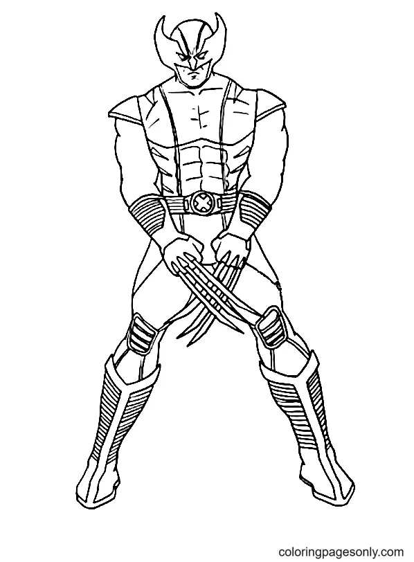 Wolverine Ausmalbilder 91