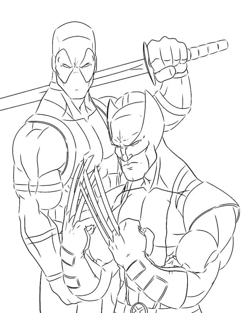 Desenhos de Wolverine Para Colorir 95